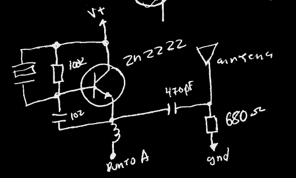 Archivo GIF, ilustración del circuito oscilador